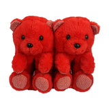 Red Teddy Bear Slippers